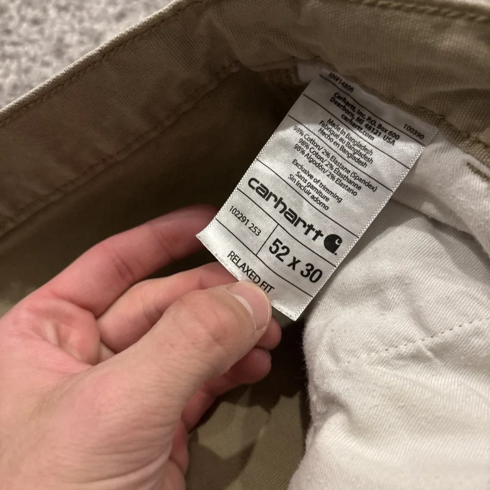 Carhartt wash items